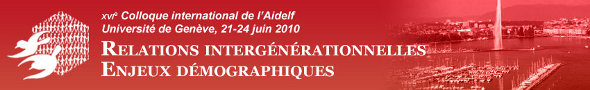Relations intergénérationelles. Enjeux démographiques