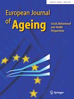 European Journal of Ageing - couverture